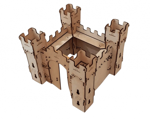 image Château-Set 2 Click&Play en bois (à assembler)