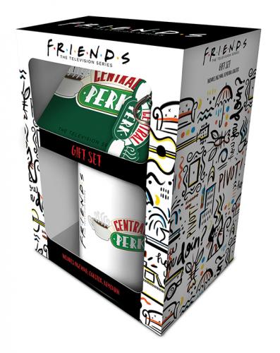 image Friends - Coffret Mug- Porte clé et Sous-verres- Central Pe