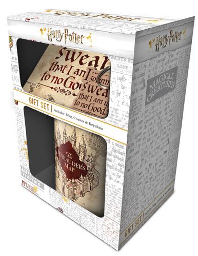 image Harry Potter- Coffret Mug- Porte clé et Sous-verres- Maraud