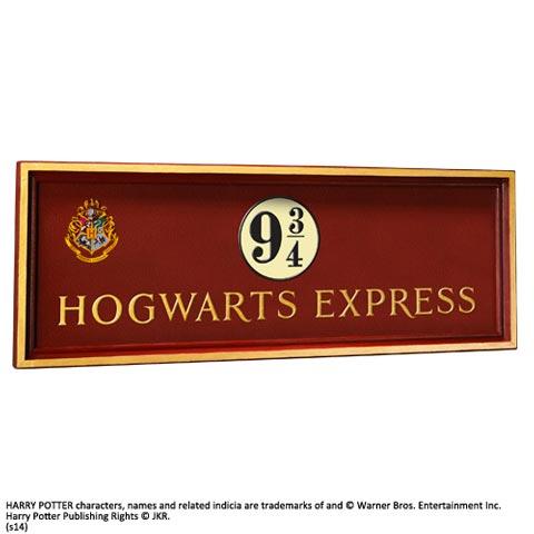 image Harry Potter- Plaque Murale-  Poudlard express quai 9 3/4