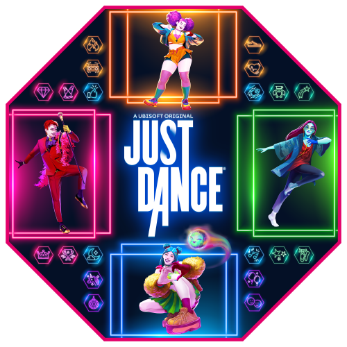 image Just Dance - Tapis de Dance gamer antidérapant - Logo 
