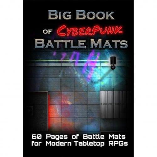 image Livre plateau de jeu : Big Book of CyberPunk Battle Mats (A4