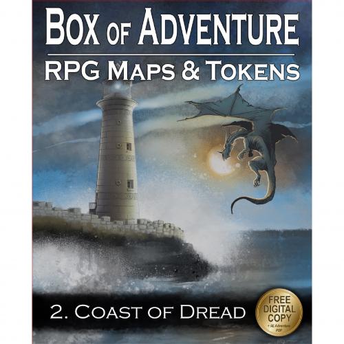 image Livre plateau de jeu : Box of Adventure: RPG Maps & Tokens -