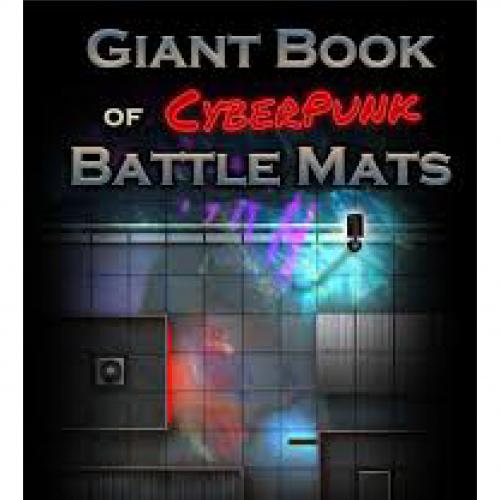 image Livre plateau de jeu : Giant Book of CyberPunk Battle Mats (