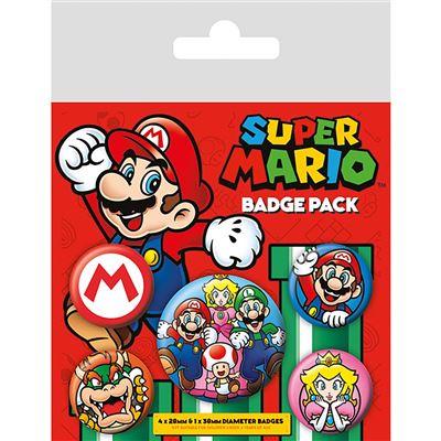 image Nintendo - Pack Pins - Super Mario x 5