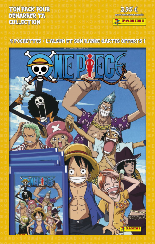 image One Piece - 4 Pochettes + l'album et son range carte - Panini