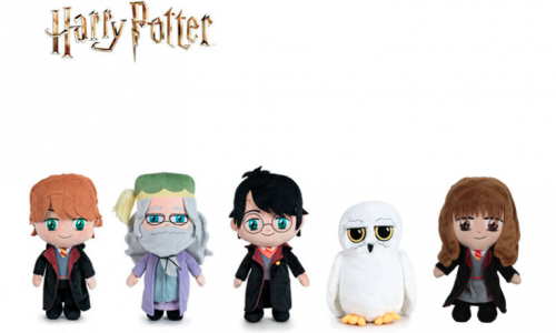 image Pack de 5 peluches grande taille Harry Potter (1pce de chaque personnage) - 40cm