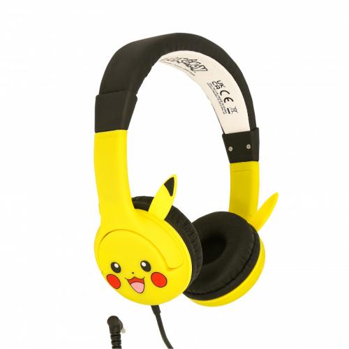 image Pokémon - Casque jack 3,5 mm pour enfant Pikachu avec des oreilles - PS4/PS5/XBOXONE