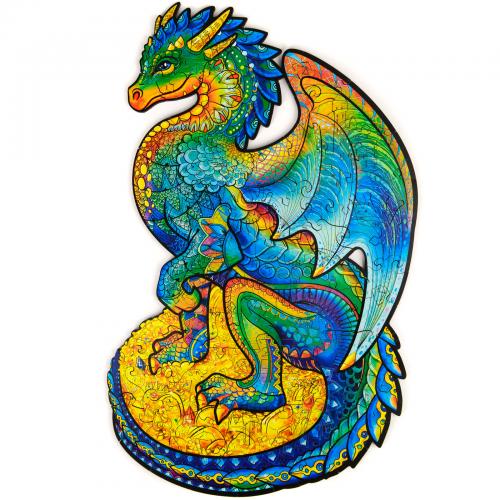 image Puzzle en bois - Dragon - Taille XL (700 pcs) 