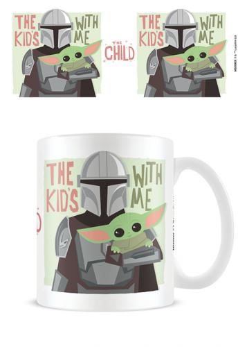 image Star Wars- The Mandalorian- Mug- The Kids With Me 315ml