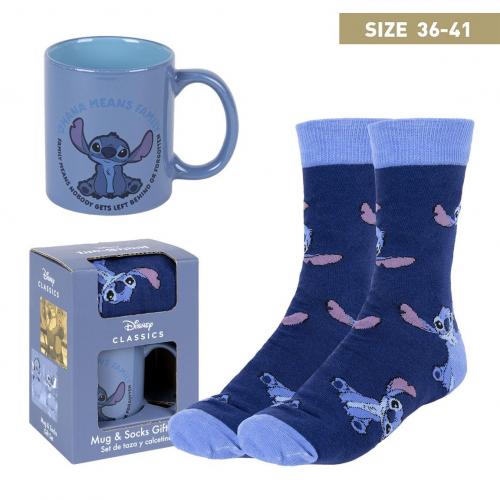 image Stitch - coffret cadeau (Mug/Chaussettes taille 36-41) - Sti