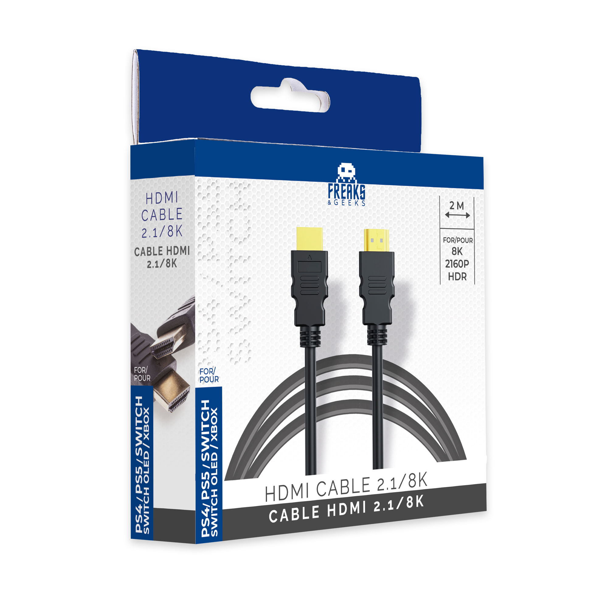 image principale pour Câble HDMI  2.1 (2m)  8K