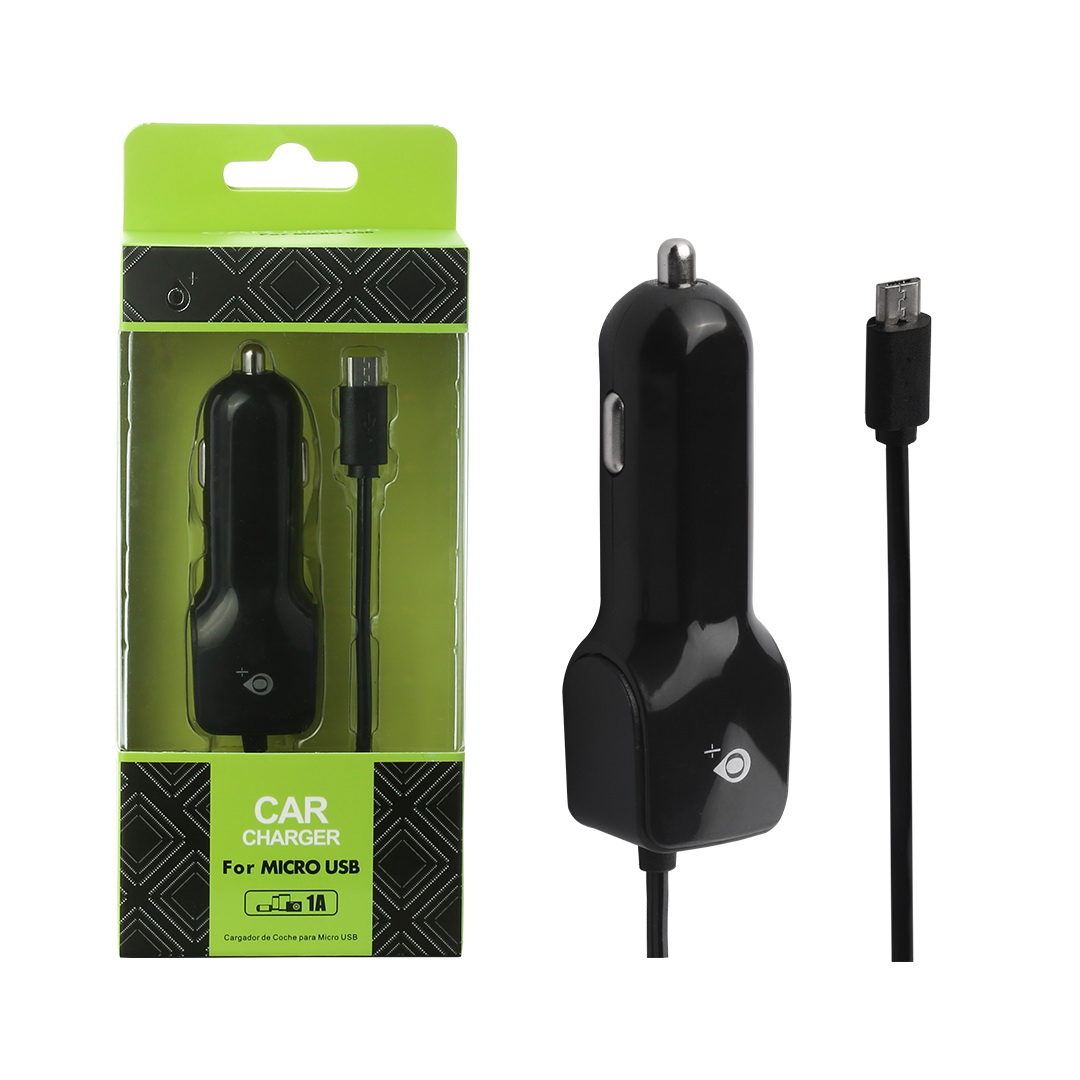 image principale pour Chargeur Allume Cigare pour Micro USB 1000Mah (Noir)