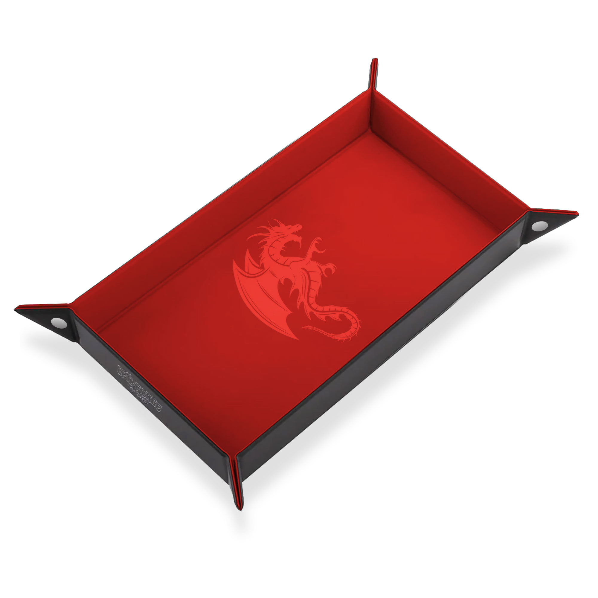 image principale pour Couloir de Dés - Dragon Rouge - Cuir et Velours - 20 x 40 cm