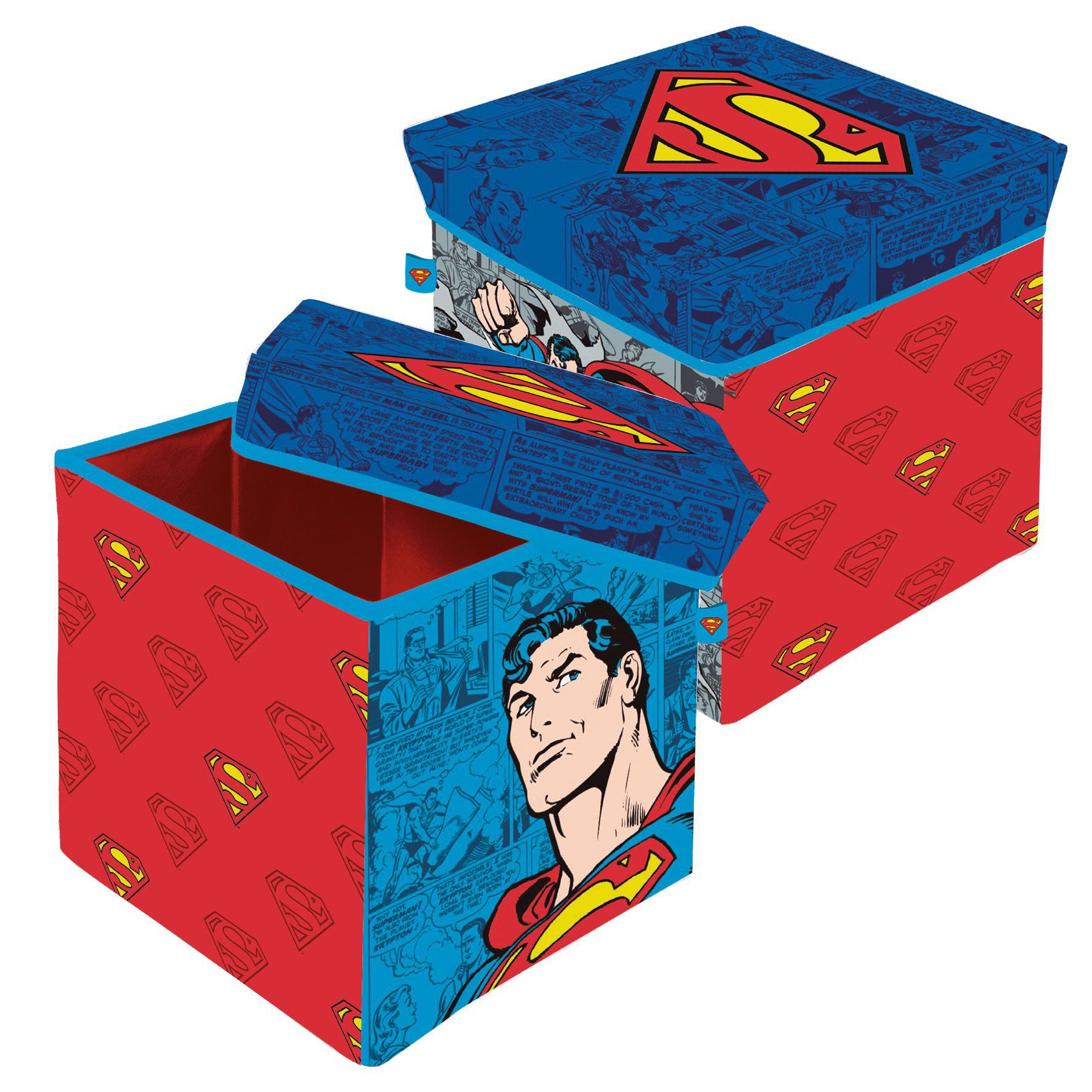 image principale pour Dc Comics – Tabouret & Boîte de rangement – Superman 30 x 30 x 30 cm