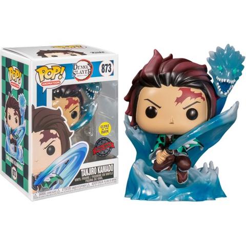 image principale pour Demon Slayer - Funko POP 873 - Tanjiro Kamado (Brille dans l'obscurité) Special Edition