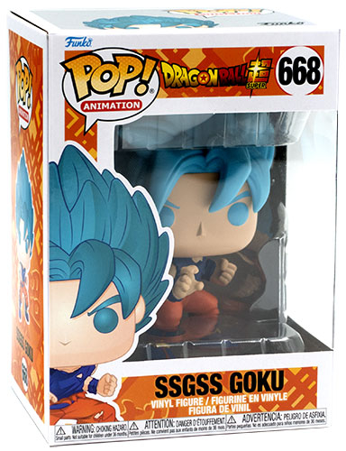 image principale pour Dragon Ball Super - Funko POP 668 - SSGSS Goku