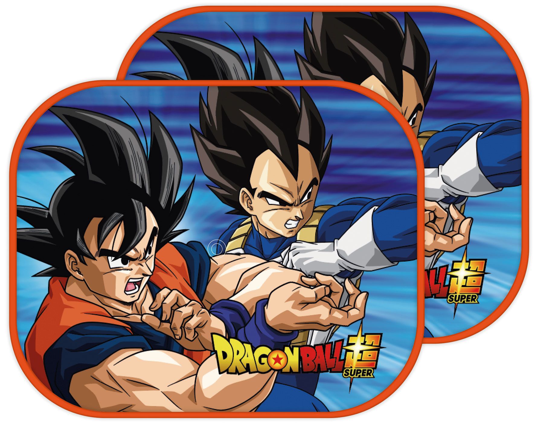 image principale pour Dragon Ball Super – Visières pour fenêtre x 2 – Son Goku et Vegeta