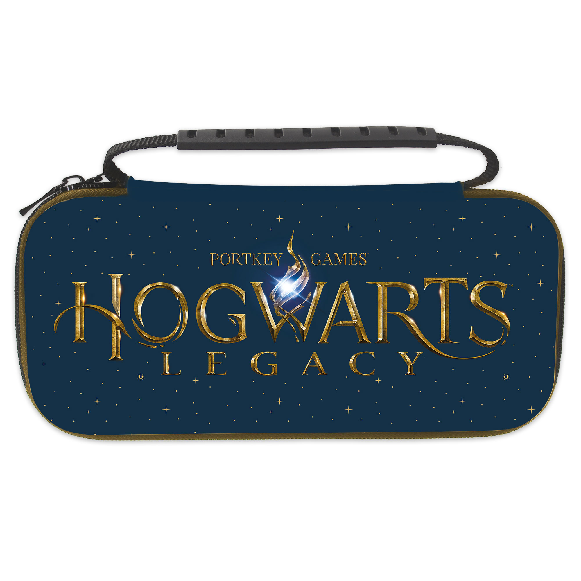 image principale pour Harry Potter - Sacoche XL pour Switch et Switch Oled - Hogwarts Legacy fond bleu+gros logo