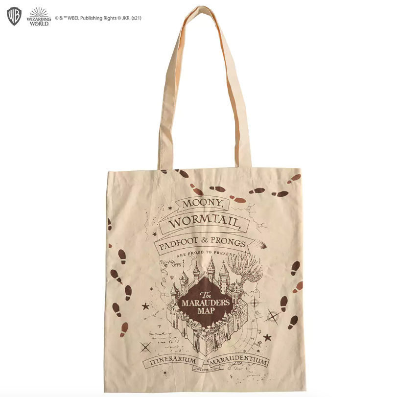 image principale pour Harry Potter – Tote Bag – Carte du Maraudeur