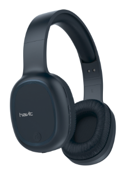 image principale pour HAVIT - Casque Bluetooth avec Micro - 200 mAh - Bleu