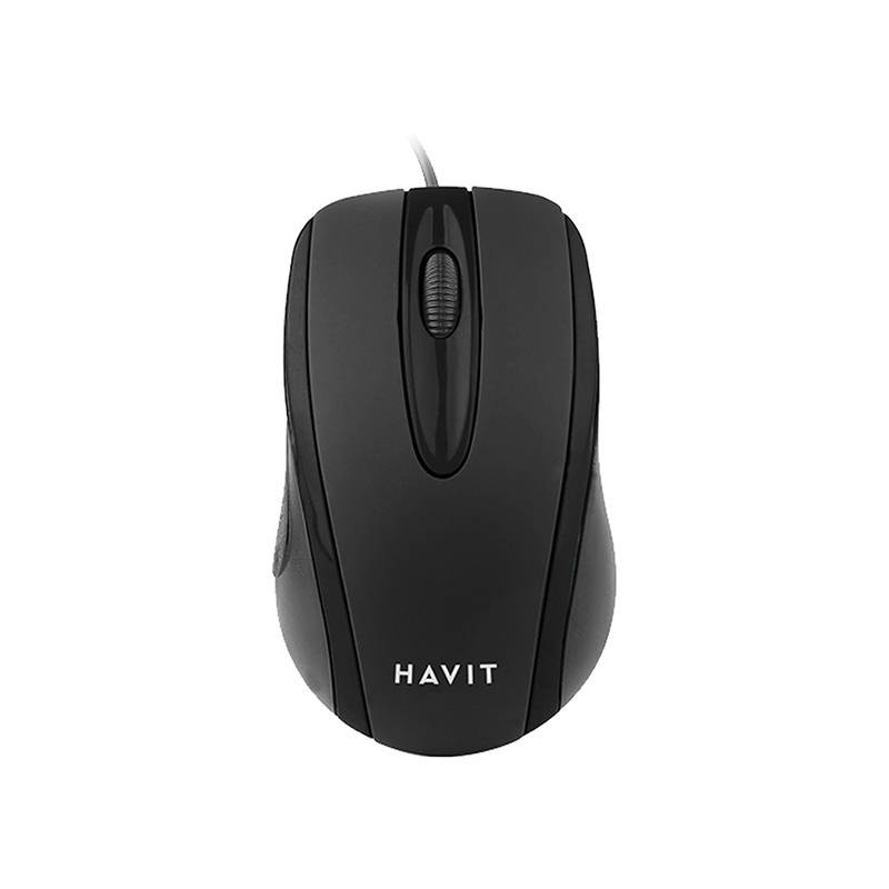 image principale pour HAVIT - Souris filaire PC - Noire