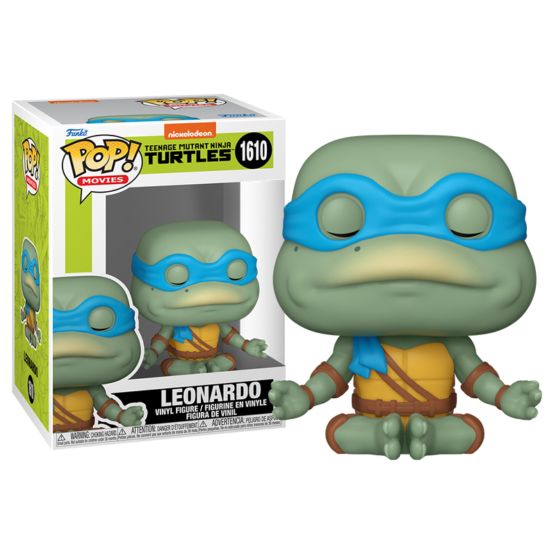 image principale pour Les Tortues Ninjas - Funko Pop 1610 - Leonardo (méditant)