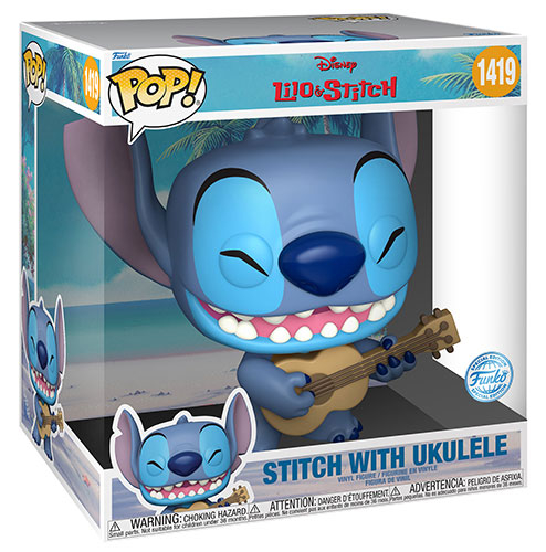 image principale pour Lilo&Stitch - Funko POP 1419 - Stitch avec Ukelele 25cm