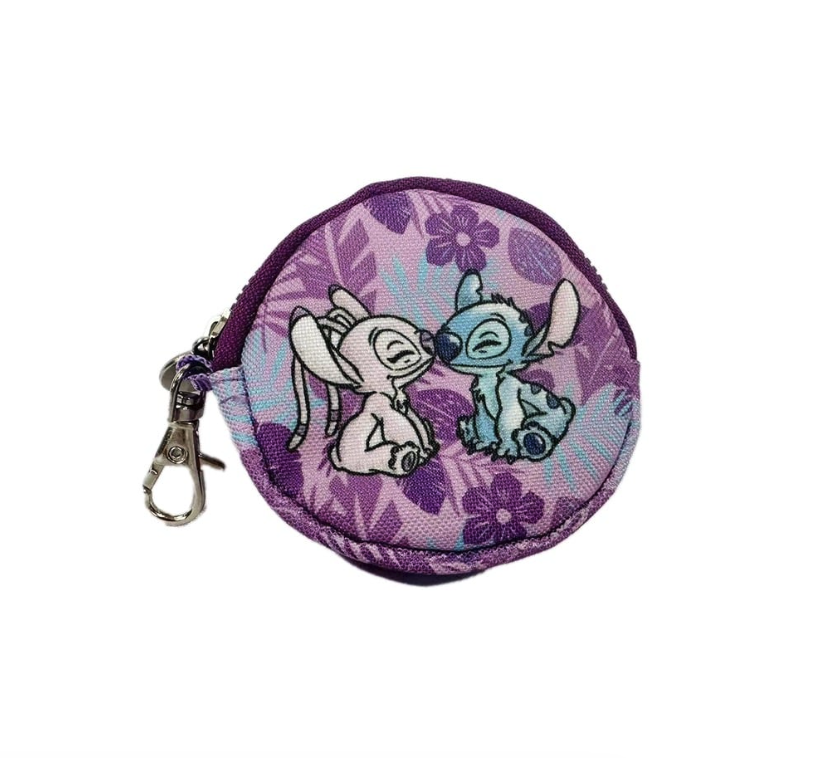 image principale pour Lilo&Stitch – porte monnaie Cookie 9 x 9 x 2,5cm – Stitch et Angel