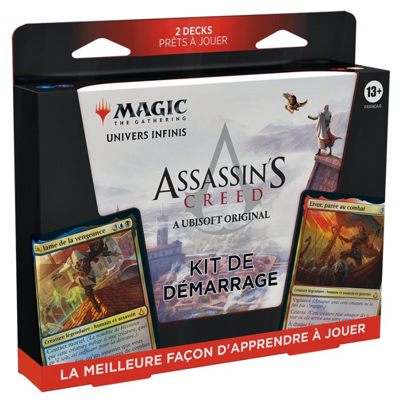 image principale pour Magic: The Gathering – FR Univers infinis : Assassin's Creed - Kit de démarrage (2 decks prêts-à-jouer) FR