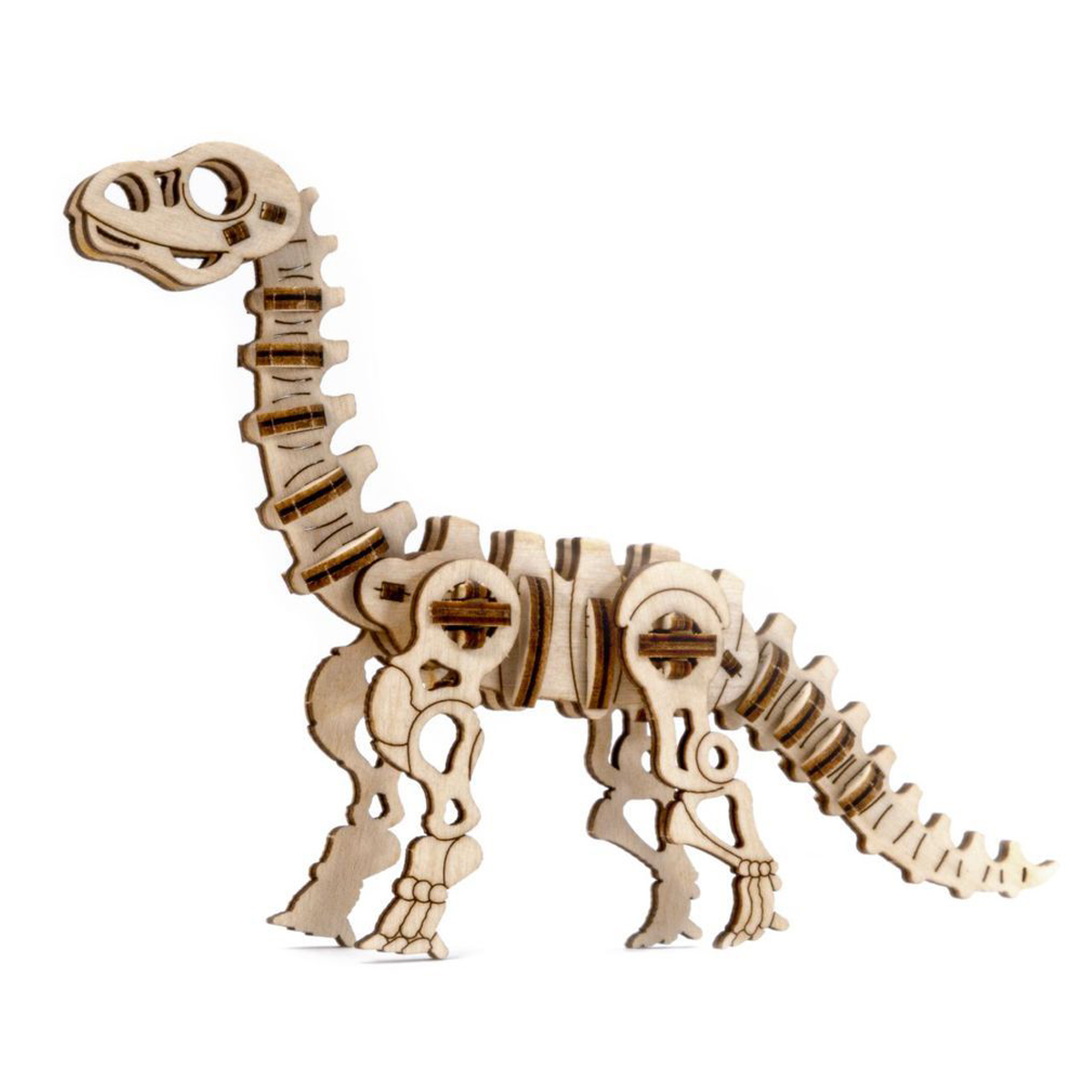 image principale pour Mecanisme 3D bois - Diplodocus (50 pcs)