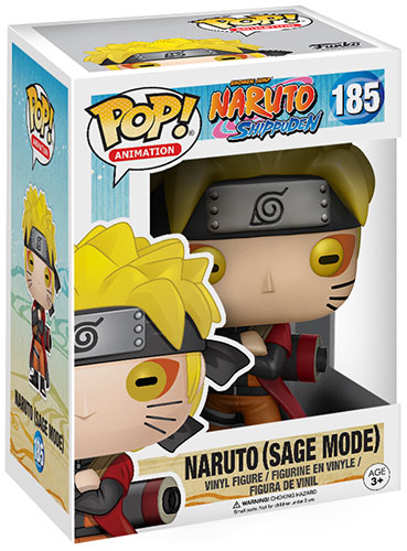 image principale pour Naruto - Funko POP 185 - Naruto Shippuden Sage Mode