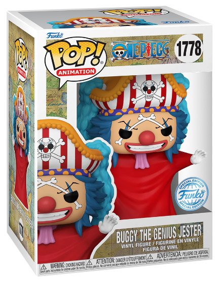 image principale pour One Piece - Funko POP 1778 - Buggy Le bouffon génial (Aléatoire Edition Special)