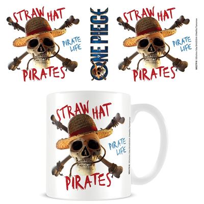 image principale pour One Piece - Mug 315ml - Straw hat pirate emblem