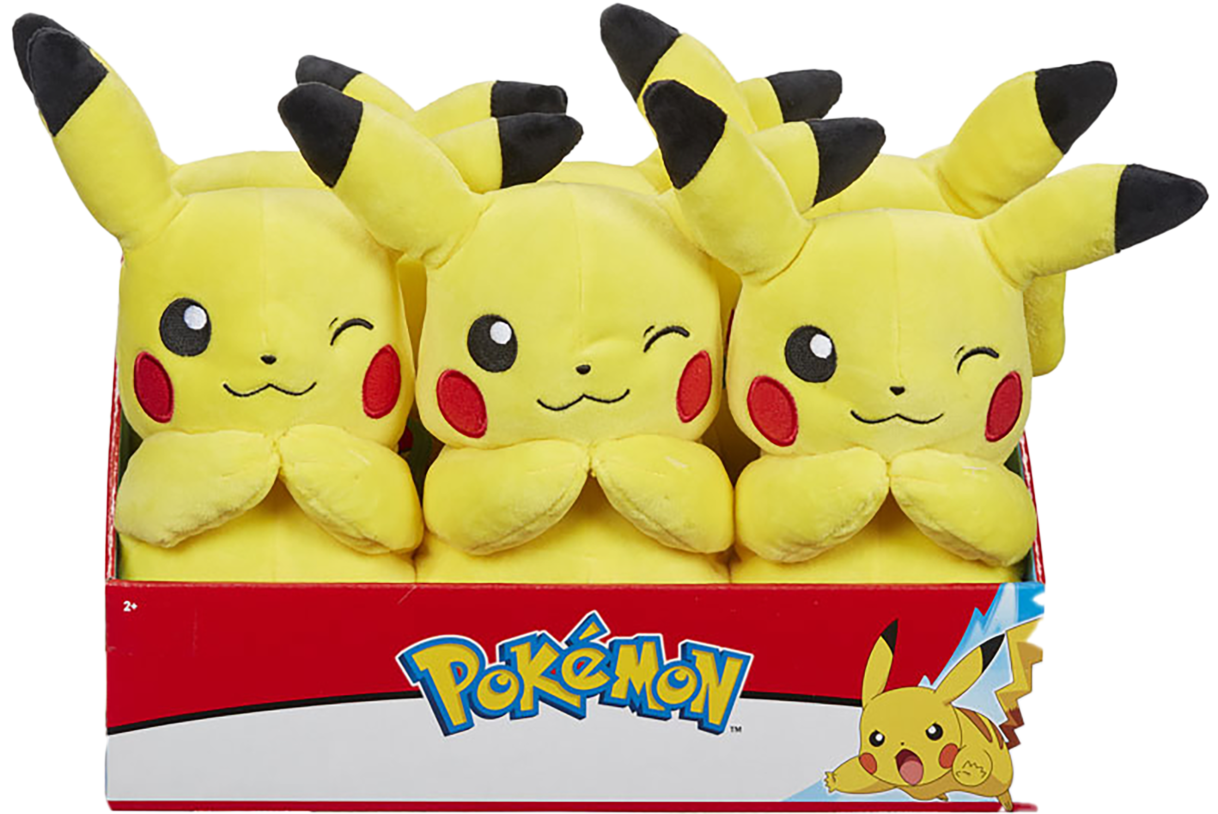 image principale pour Pokémon - Assortiment peluches 20 cm - 6 Pikachu