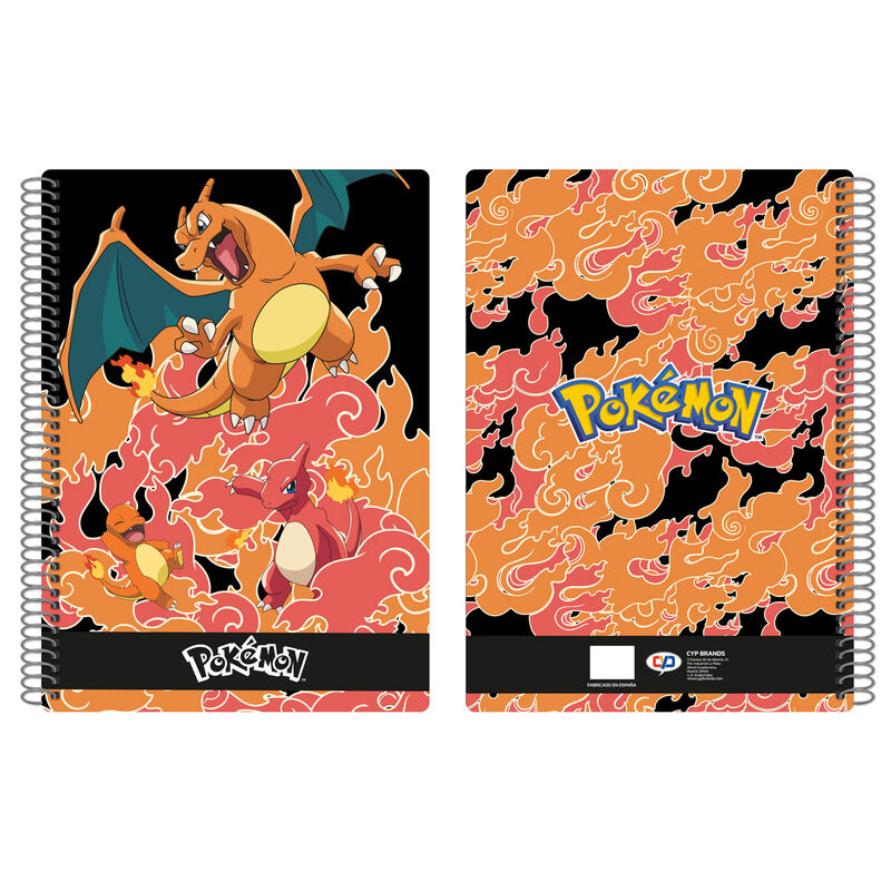 image principale pour Pokémon - Cahier quadrillé A4 - Salamèche