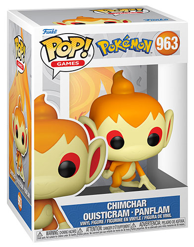 image principale pour Pokémon- Funko POP 963 - Ouisticram (Chimchar)