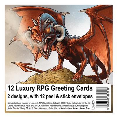 image principale pour RPG Greeting Cards - pack of 12