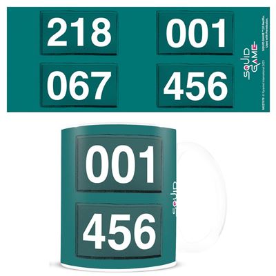 image principale pour Squid Game - Mug – NUMBERS- 315ml