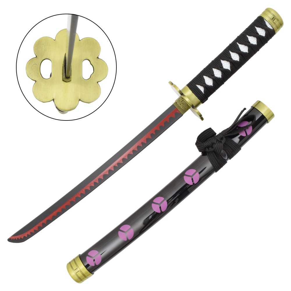 image principale pour Tanto mini Katana - Inspiré du Katana de Zoro + support en plastique