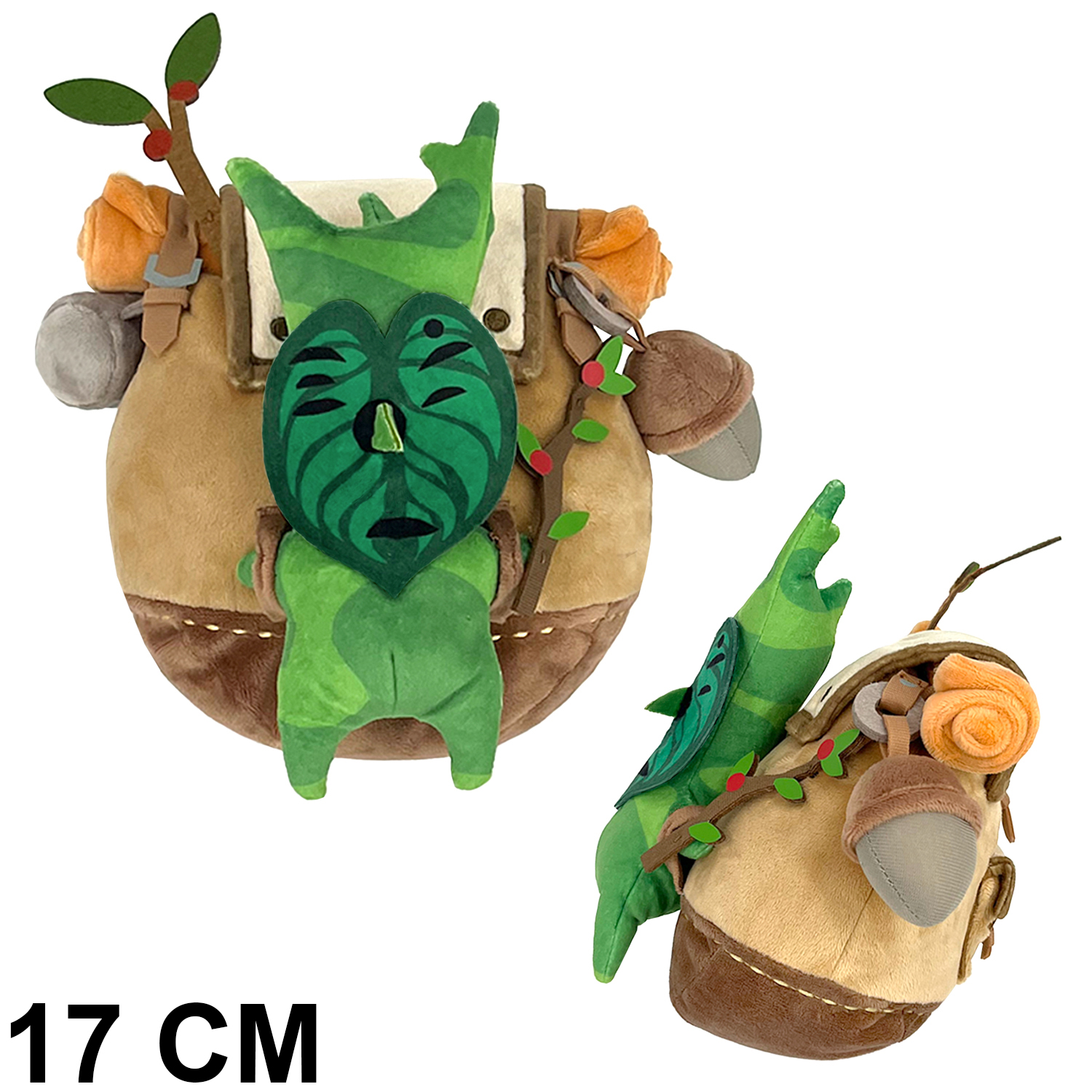 image principale pour The legend of Zelda - Peluche Tears of The Kingdom - Korok avec Sac à dos 17 cm (Nintendo Togetherplus)