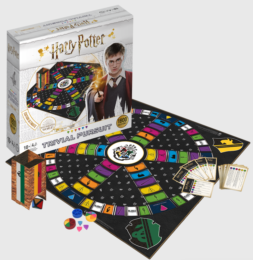 Shopforgeek - Le Trivial Pursuit Harry Potter Édition Ultimate en version  Fr est enfin disponible 🥳😍 Préparez-vous à répondre aux 1800 questions  regroupées en 6 catégories : Maison Serpentard, Mangemorts et magie