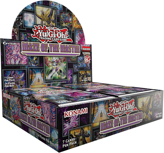 image principale pour Yu-Gi-Oh! JCC-Display de pack de booster Le labyrinthe du maître (24 boosters) FR