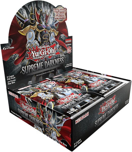 image principale pour Yu-Gi-Oh! JCC-Display de pack de booster Les Ténèbres Suprêmes (24 boosters) FR