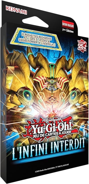 image principale pour Yu-Gi-Oh! JCC – FR Pack de 3 Boosters L'Infini Interdit (Blister cartonné)