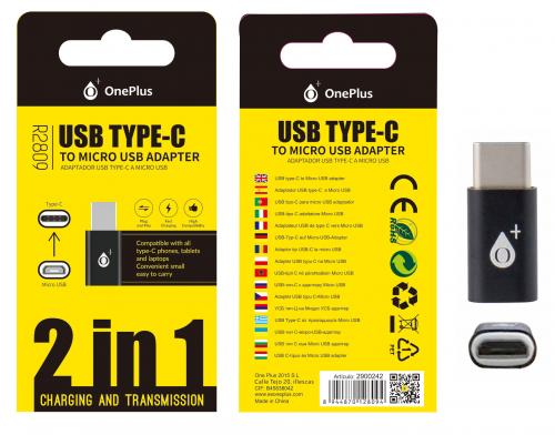 image Adaptateur de Micro USB vers type C R2809