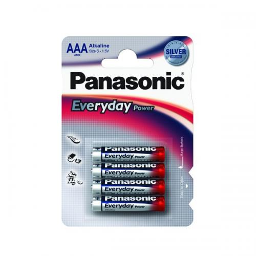 Pile alcaline Panasonic (blister) LR03 Everyday Power 1.5V 1.46Ah X4