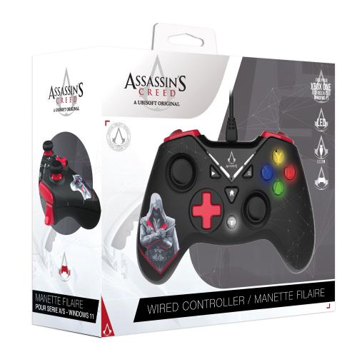 image Assassin's Creed - Manette Filaire USB pour PC/Xbox One/SeriesX/S avec Câble 3M - No