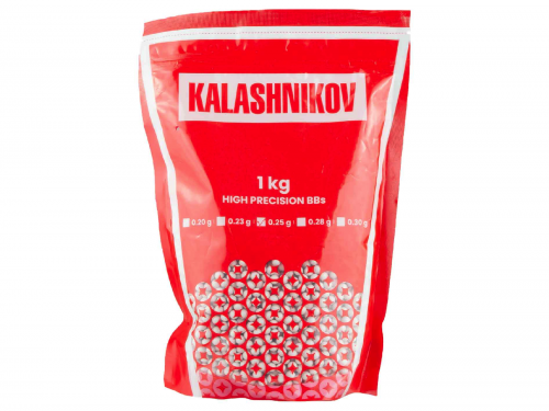 Billes 0,25gr KALASHNIKOV sachet de 4000bb's/C20