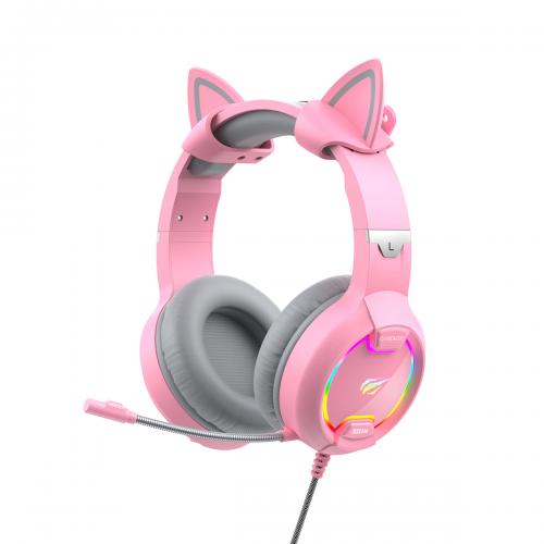 Casque Gaming - Filaire avec Micro - Oreilles Chat - HAVIT